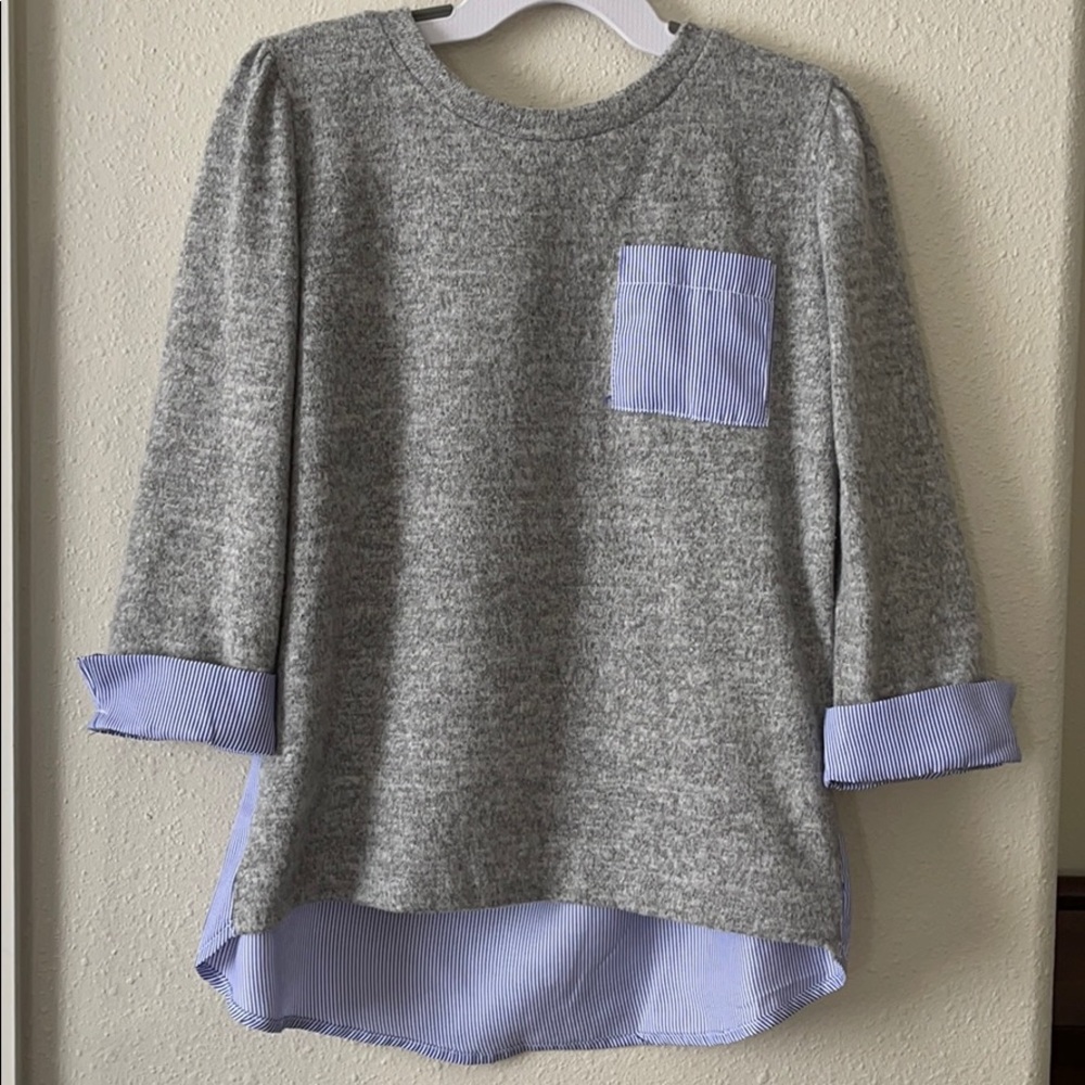 Girls 3/4 sleeve tunic top size small